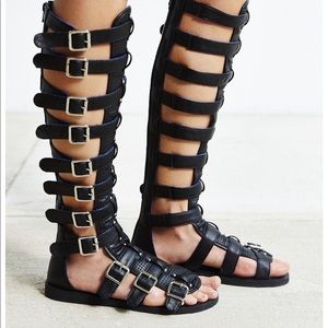 Jeffrey Campbell gladiator leather sandals